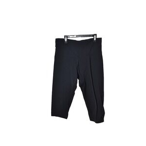 Athleta‎ Elation Capri Leggings Womens 1X Black High Rise Yoga Pants Activewear